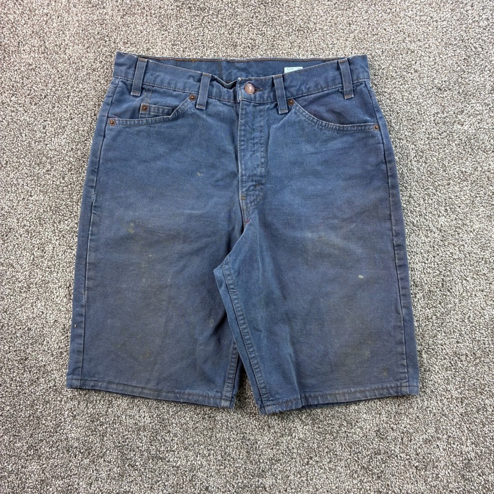 Vintage Levi's 550 Shorts Mens 32 Blue Cotton Orange Tab Relaxed Fit Made in USA